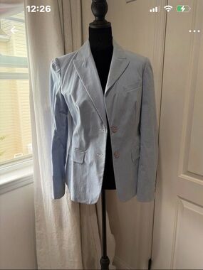 Moda Pale Blue Women's Tailored Blazer
